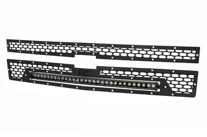 Mesh Grille w/30 Inch Black Series LED 14-15 Silverado 1500 Rough Country-3