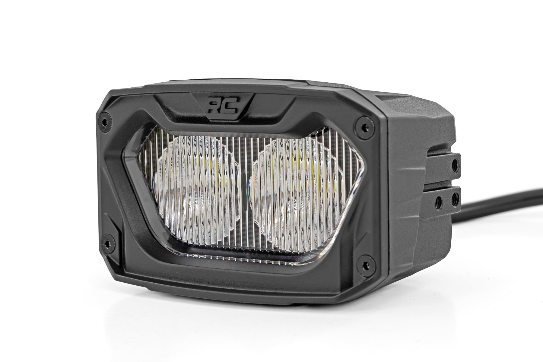 5 Inch Light Pods White/Amber DRL Flood Pair Rough Country-1