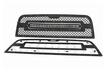 Mesh Grille 30 Inch Dual Row LED Black Ram 2500/3500 2WD/4WD (2013-2018) Rough Country-2