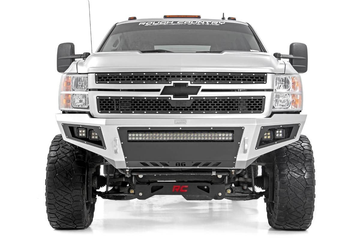 Mesh Grille 11-14 Silverado HD Rough Country-2