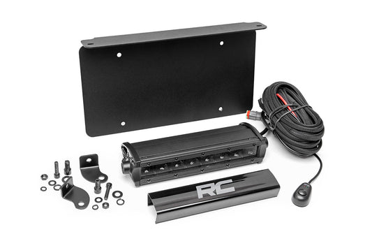 LED Light Kit License Plate Mount 8 Inch Single Row Black Series Rough Country