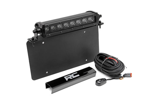 LED Light Kit License Plate Mount 8 Inch Single Row Black Series Rough Country-1