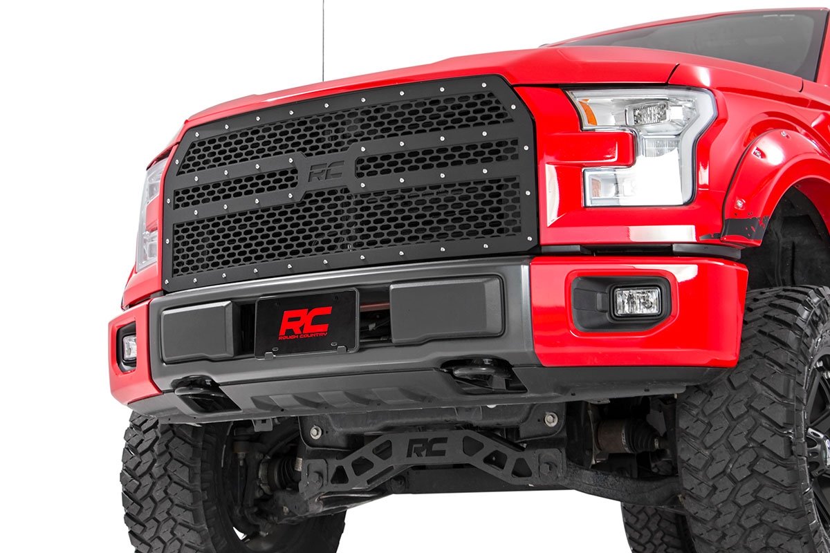 Rough Country Ford Mesh Grille 15-17 F-150 Rough Country
