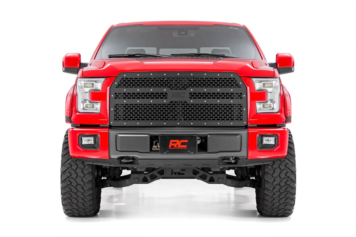 Mesh Grille Ford F-150 2WD/4WD (2015-2017) Rough Country-1