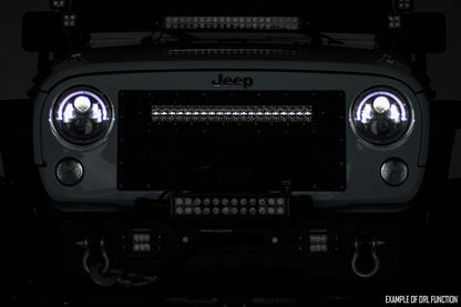 Ford Mesh Grille w/30 Inch Dual Row Black Series LED 15-17 F-150 Rough Country-6
