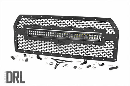 Ford Mesh Grille w/30 Inch Dual Row Black Series LED 15-17 F-150 Rough Country-8