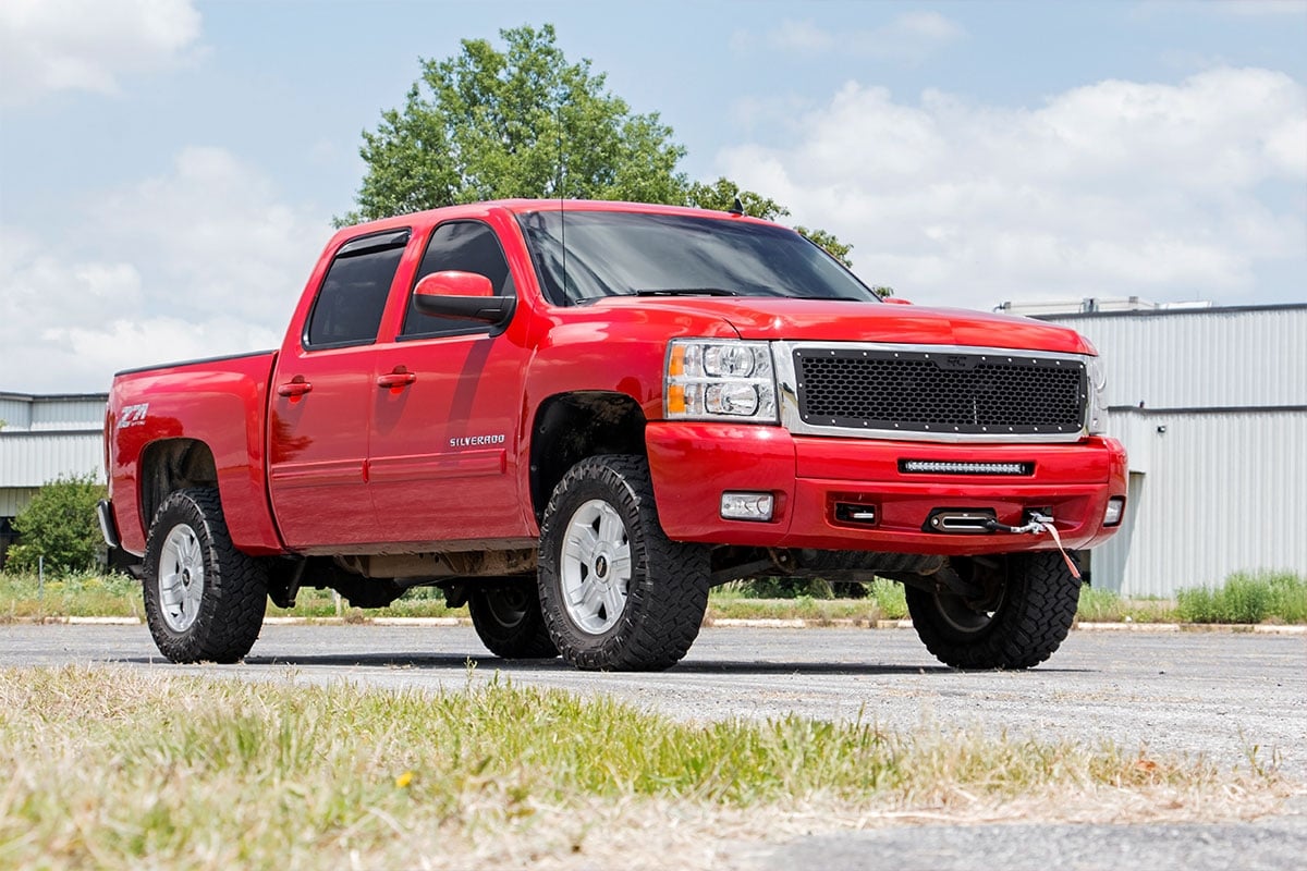 Mesh Grille Chevy Silverado 1500 2WD/4WD (2007-2013) Rough Country-4