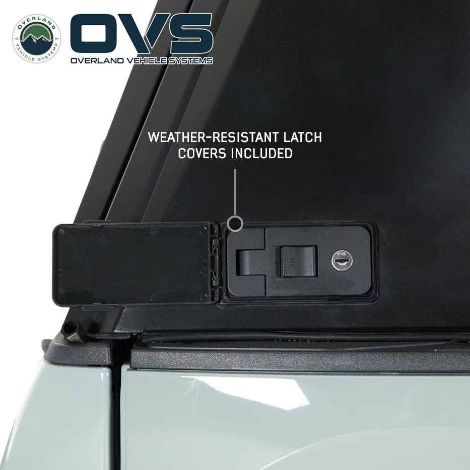 Expedition Pro Plus Truck Cap W/Full Wing Window Doors, Front and Rear Windows and 3rd Brake Light 22-26 Toyota Tundra Overland Vehicle Systems-8