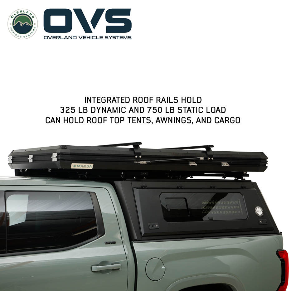 Expedition Pro Plus Truck Cap W/Full Wing Window Doors, Front and Rear Windows and 3rd Brake Light 19-26 Chevrolet Silverado 1500/GMC Sierra 1500 Overland Vehicle Systems-10