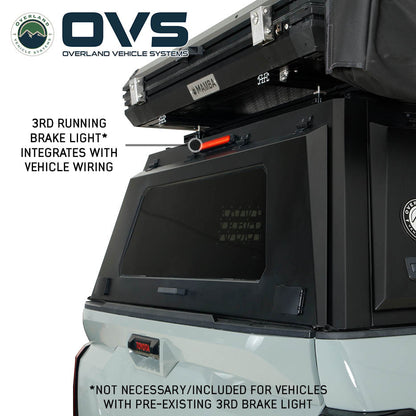 Expedition Pro Plus Truck Cap W/Full Wing Window Doors, Front and Rear Windows and 3rd Brake Light 23-26 Ford F-250/F-350 Overland Vehicle Systems-3