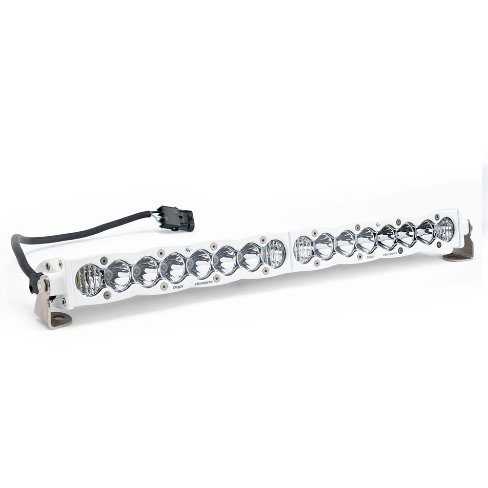 S8 White Straight LED Light Bar (20 Inch; Driving/Combo; Clear) Baja Designs