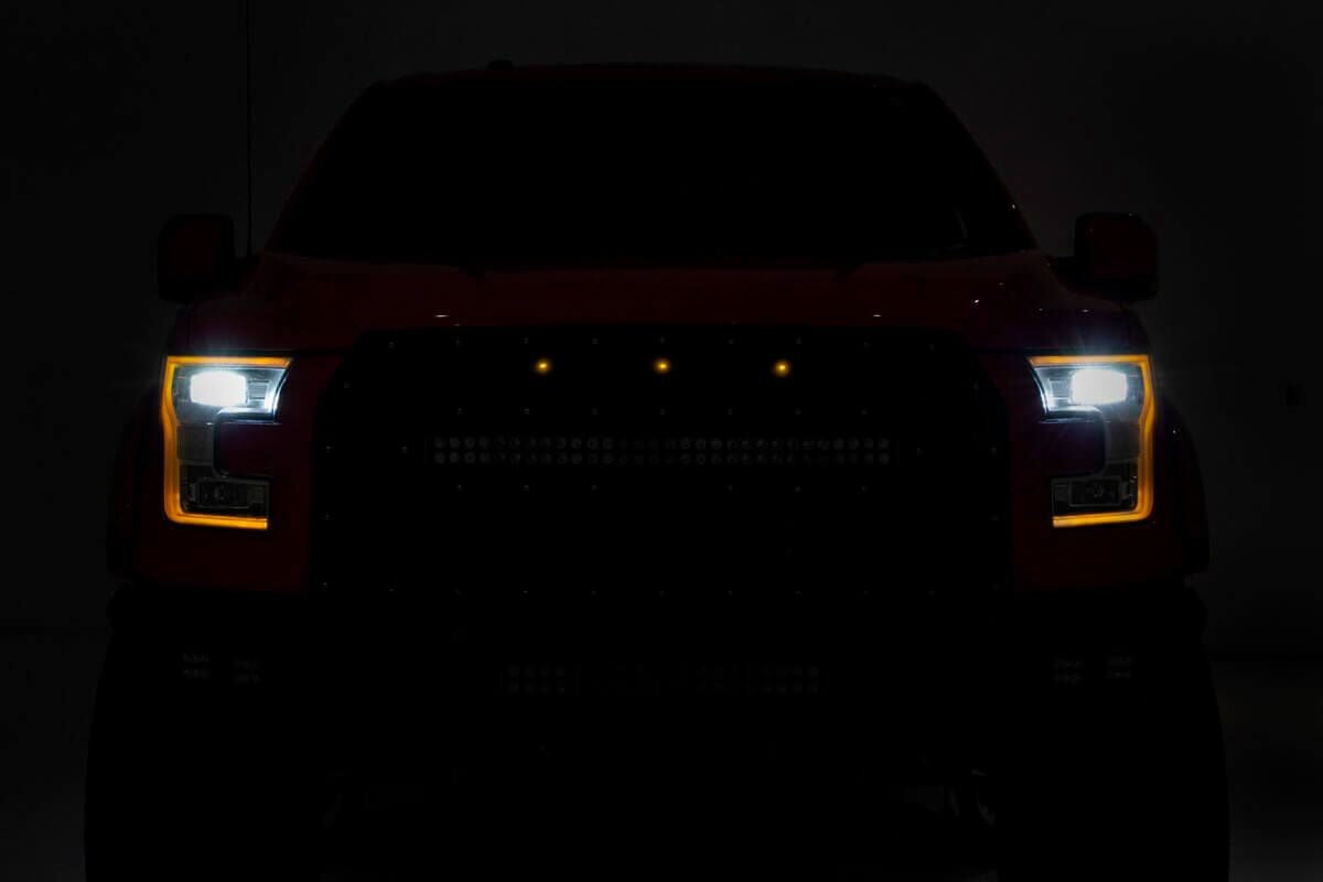Rough Country Marker Kit for Mesh Grilles 15-17 Ford F-150 LED Rough Country
