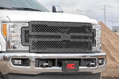 Mesh Grille Ford F-250/F-350 Super Duty 2WD/4WD (2017-2019) Rough Country-3