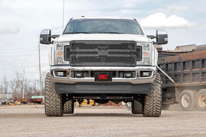 Mesh Grille Ford F-250/F-350 Super Duty 2WD/4WD (2017-2019) Rough Country-5