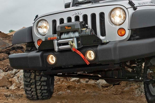 Winch Mounting Plate | Factory Bmpr | Jeep Wrangler JK/Wrangler Unlimited (07-18) Rough Country