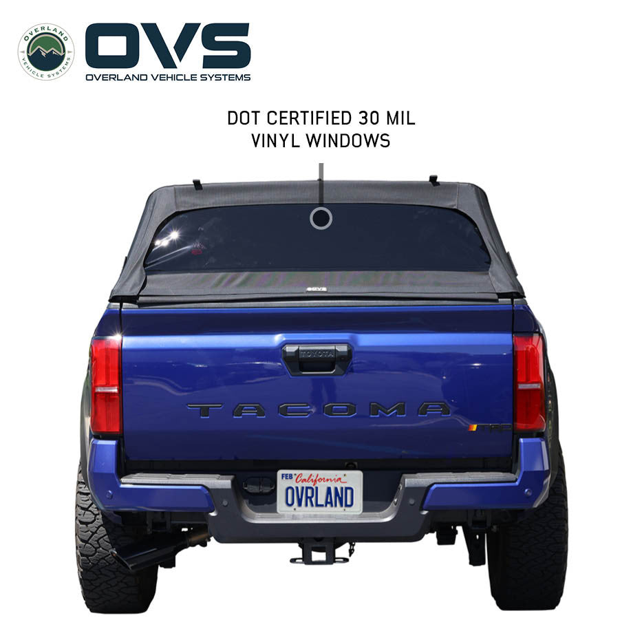 Explorer Soft Shell - Black Diamond Canvas and Aluminum Frame 07-21 Tundra Overland Vehicle Systems-6