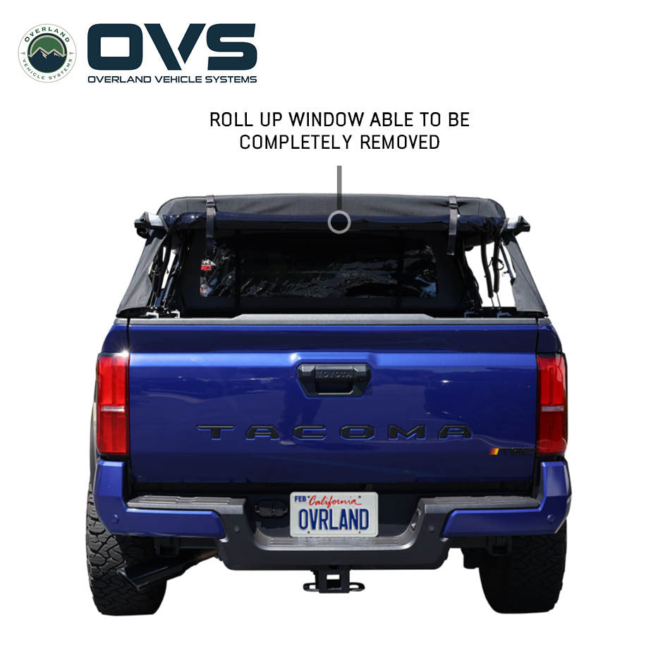 Explorer Soft Shell - Black Diamond Canvas and Aluminum Frame 07-21 Tundra Overland Vehicle Systems-8