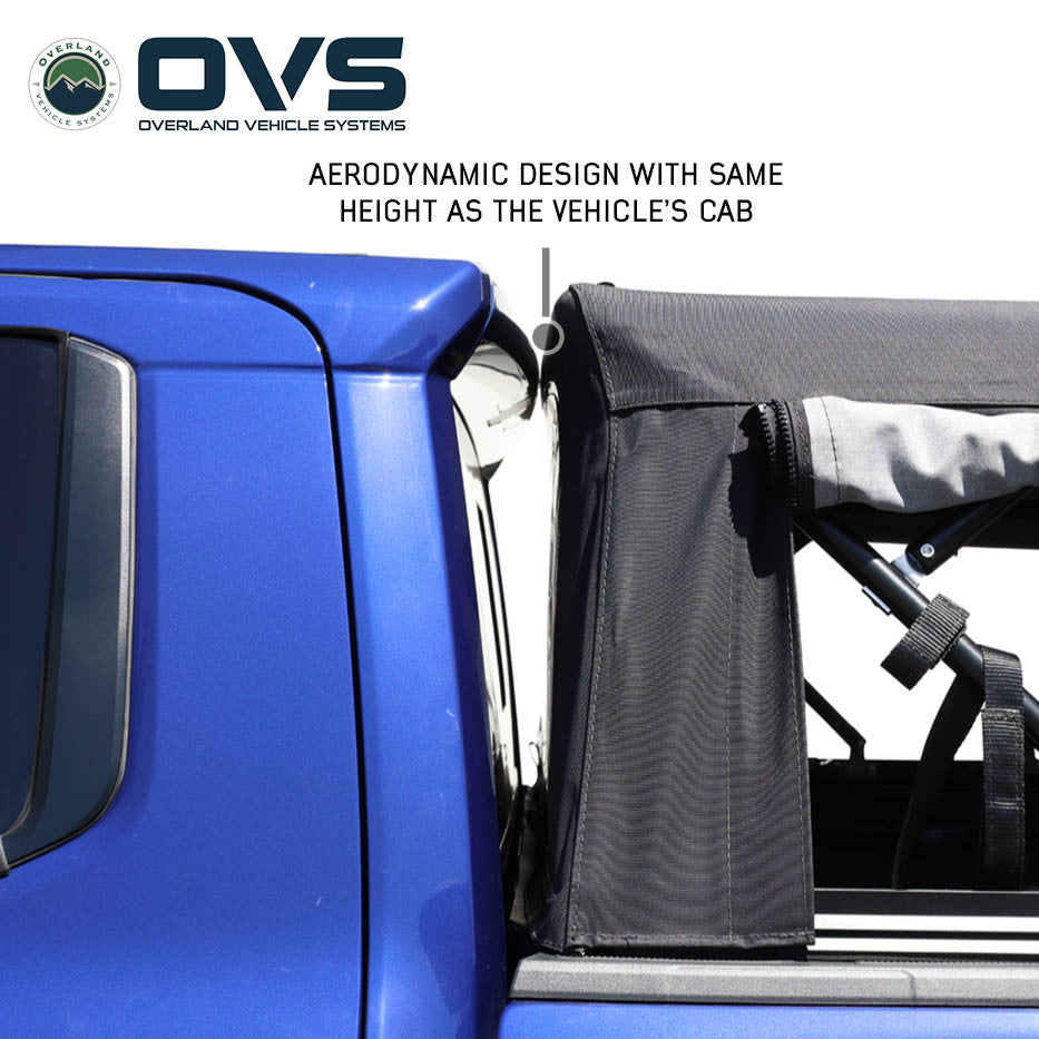 Explorer Soft Shell - Black Diamond Canvas and Aluminum Frame 07-21 Tundra Overland Vehicle Systems-10