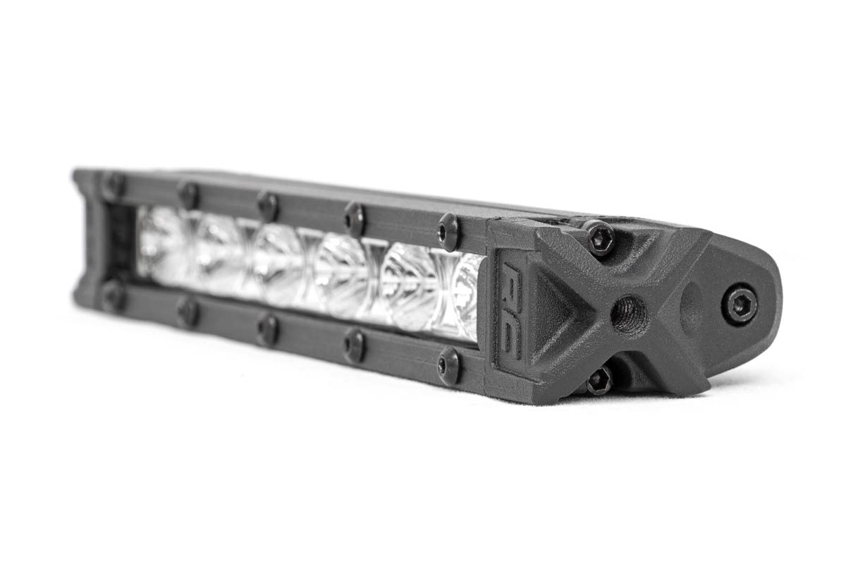 6 Inch Chrome Series LED Light Bar Slim Line Pair Rough Country-2