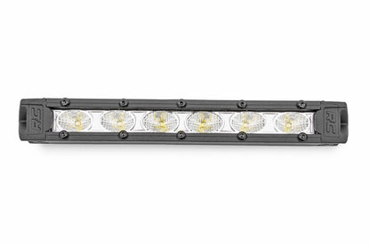 6 Inch Chrome Series LED Light Bar Slim Line Pair Rough Country-1
