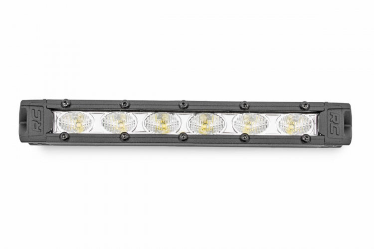 6 Inch Slimline CREE LED Light Bars Pair Chrome Series Rough Country-1