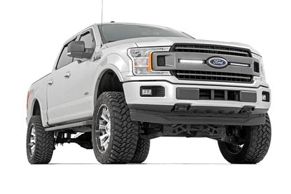 10 Inch Chrome Series LED Light Bar Slim Line Pair Rough Country-3