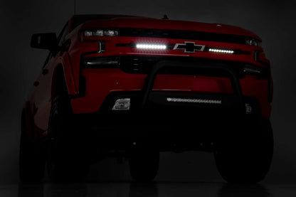 10 Inch Chrome Series LED Light Bar Slim Line Pair Rough Country-4