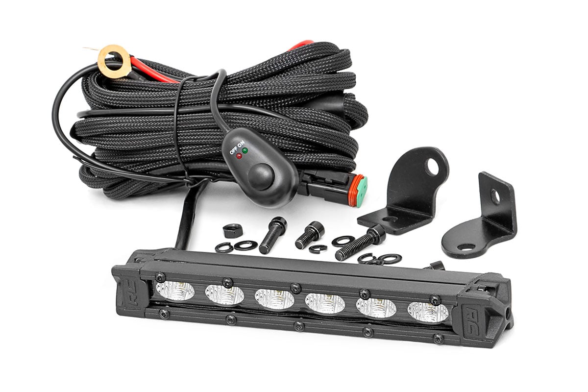 6 Inch Black Series LED Light Bar Slim Line Rough Country