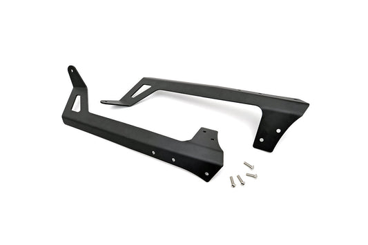 LED Light Mounts Upper Windshield 50 Inch Jeep Wrangler JK/Wrangler Unlimited (07-18) Rough Country-1