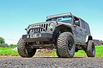 LED Light Mounts Upper Windshield 50 Inch Jeep Wrangler JK/Wrangler Unlimited (07-18) Rough Country-3