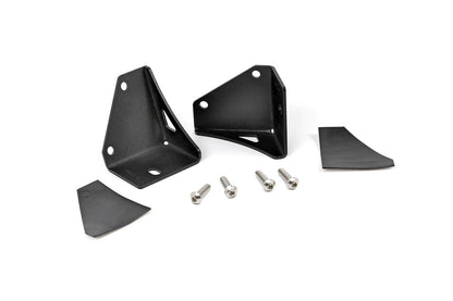 LED Light Mount Lower Windshield Pod Pair Jeep Wrangler YJ 4WD (87-95) Rough Country-1