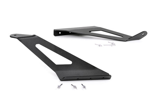 LED Light Mount Upper Windshield 50 Inch Curved Silverado/Sierra 1500 (14-18 & Classic) Rough Country