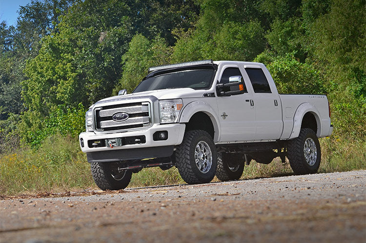 LED Light Mount Upper Windshield 54 Inch Curved Ford F-250/F-350 Super Duty (99-16) Rough Country-3