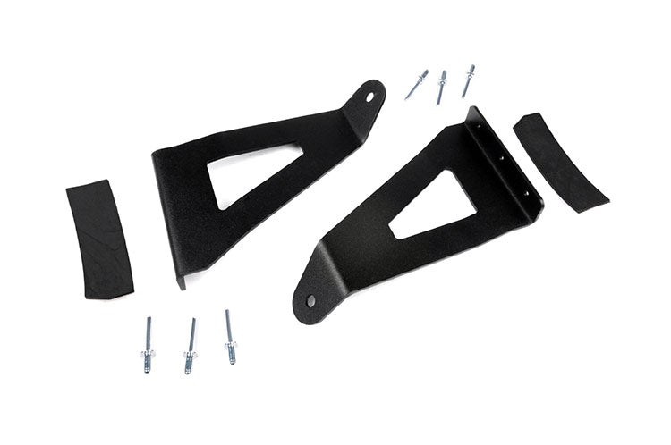 LED Light Mount Upper Windshield 54 Inch Curved Ford F-150 2WD/4WD (04-14) Rough Country-1