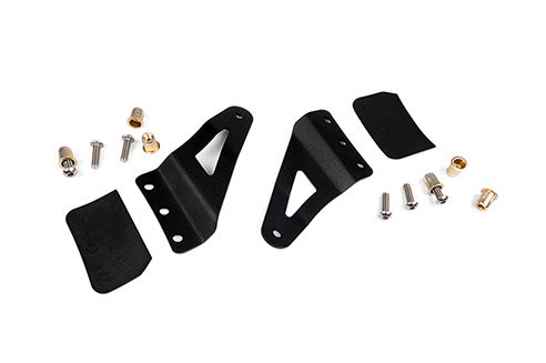 54 Inch Curved LED Light Bar Upper Windshield Mounts 07-13 PU/SUV Rough Country-1