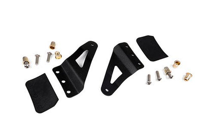 54 Inch Curved LED Light Bar Upper Windshield Mounts 07-13 PU/SUV Rough Country-1