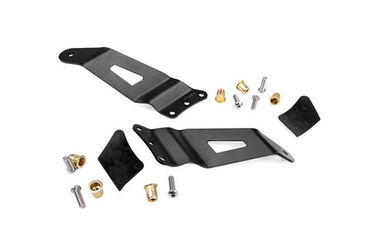 Upper Windshield 50 Inch Curved Light Bar Mounts Silverado/Sierra Rough Country-1