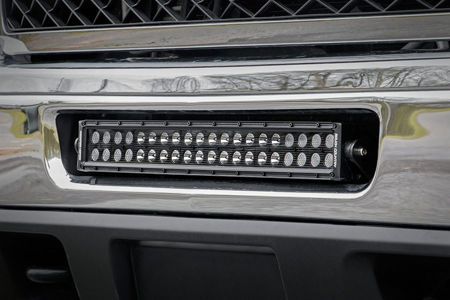 LED Light Mount Bumper 20 Inch Chevy Silverado 2500 HD 4WD (2011-2014) Rough Country-2