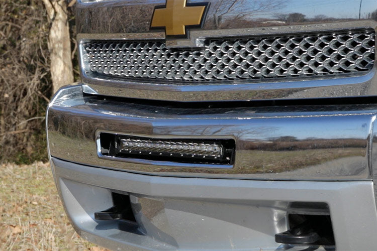 LED Light Mount Bumper 20 Inch Chevy Silverado 1500 (07-13)/Silverado 2500 HD (07-10) Rough Country-2