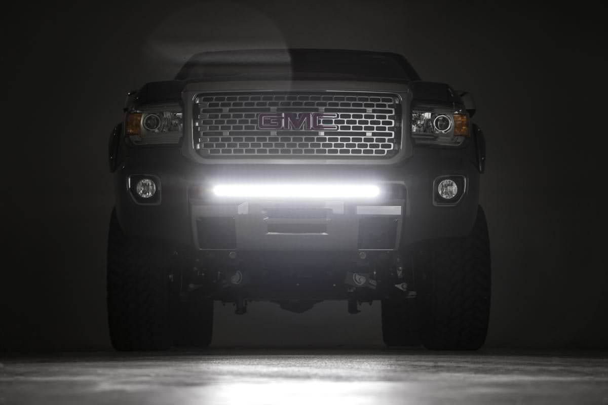 LED Light Mount Bumper 30 Inch Chevy/GMC Canyon/Colorado 2WD/4WD (15-22) Rough Country-5