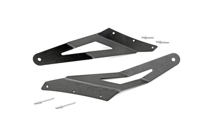 LED Light Mounts Upper Windshield 54 Inch Curved Ram 2500/3500 (03-10) Rough Country-1