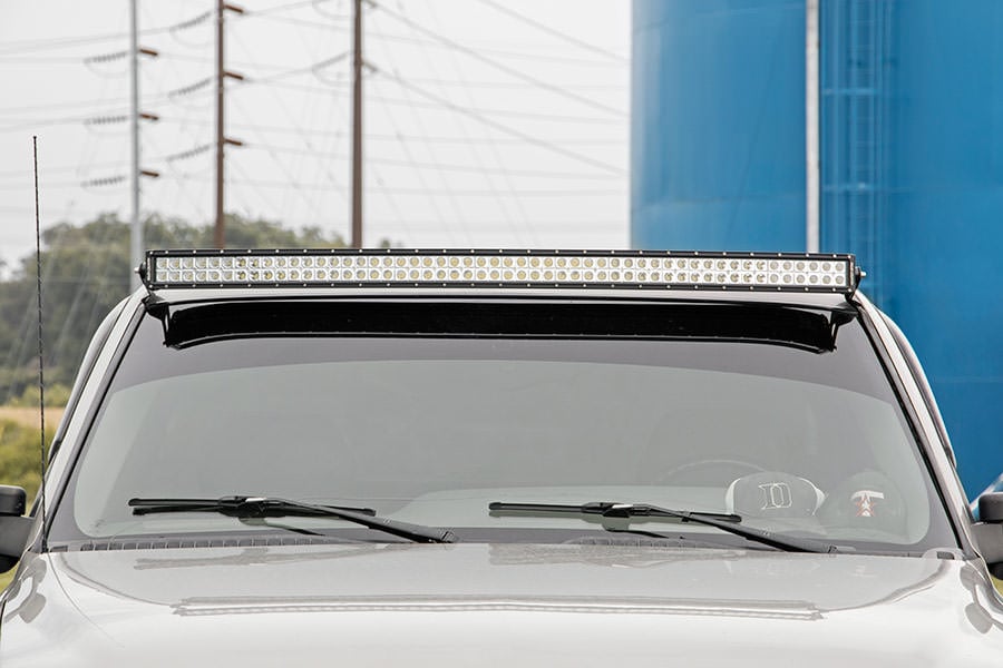 LED Light Mount Windshield 54 Inch Curved Silverado/Sierra 1500 Truck & SUV (99-06 & Classic) Rough Country-2