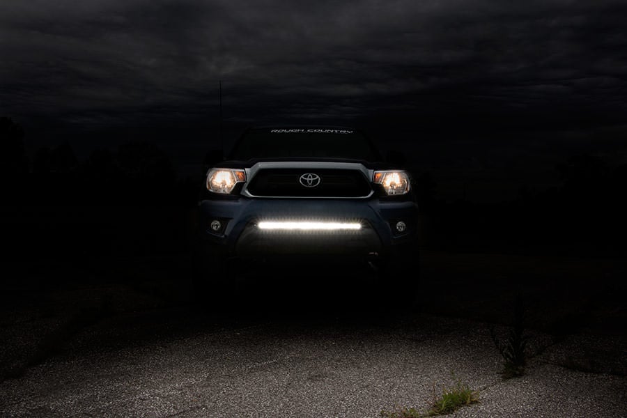 LED Light Mount Lower Grill 30 Inch Toyota Tacoma 2WD/4WD (2005-2015) Rough Country-2
