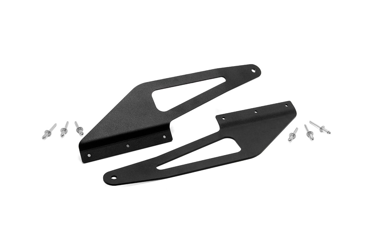 LED Light Mount Upper Windshield 50 Inch Curved Jeep Grand Cherokee ZJ (93-98) Rough Country-1
