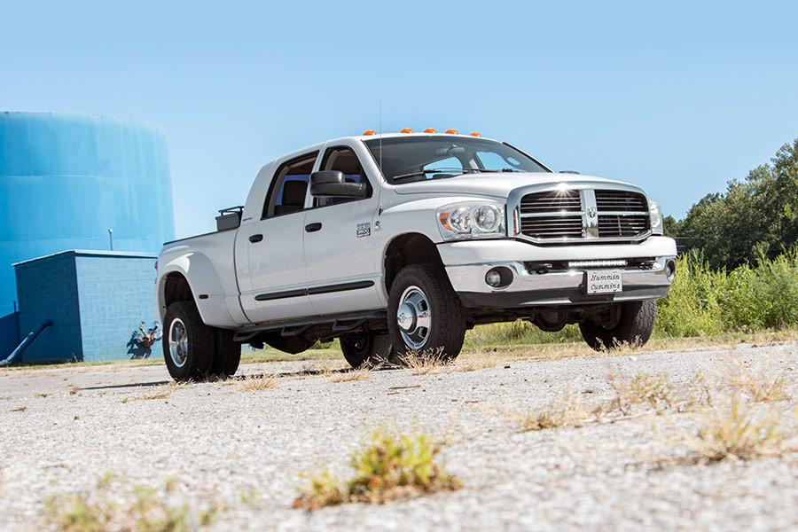 Rough Country Dodge Hidden Bumper Kit w/ 20-inch LED Light Bar Chrome Series (03-18 Ram 2500/3500) Rough Country