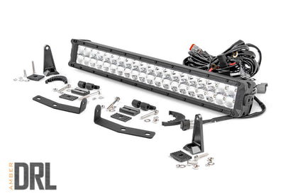 Nissan 20 Inch LED Bumper Kit Chrome Series 16-20 Titan XD Rough Country-1
