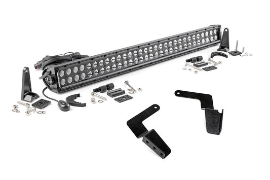 Rough Country Toyota 30 Inch LED Bumper Kit Black Series 07-14 FJ Cruiser Rough Country