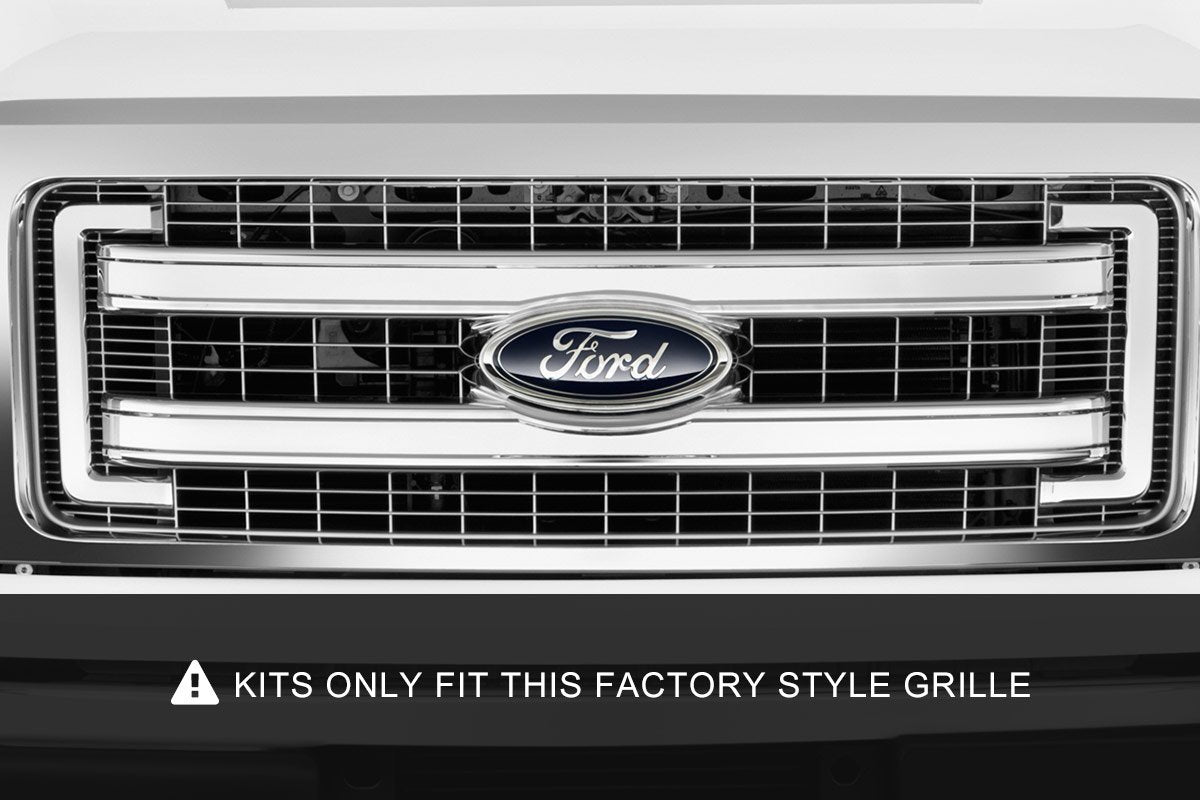 Ford 30 Inch LED Grille Kit Chrome Series 09-14 F-150 Rough Country-3