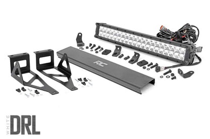 Ford 20 Inch LED Bumper Kit Chrome Series 05-07 F-250/350 Rough Country-3