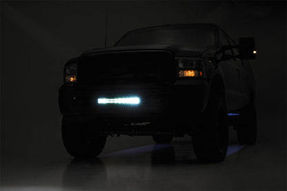 Ford 20 Inch LED Bumper Kit Chrome Series 05-07 F-250/350 Rough Country-2